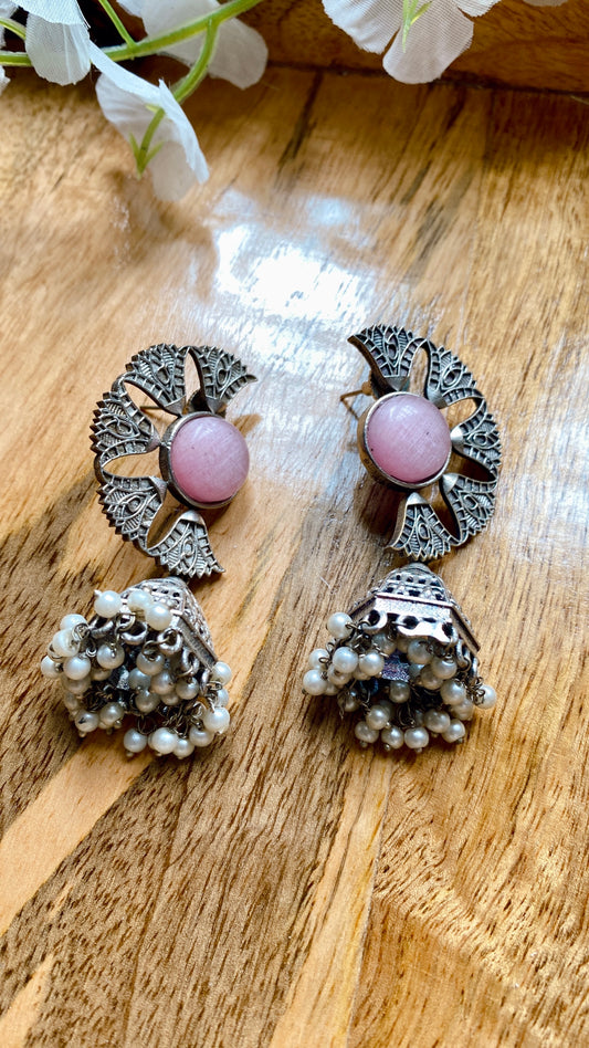 Tanira Pink Earrings