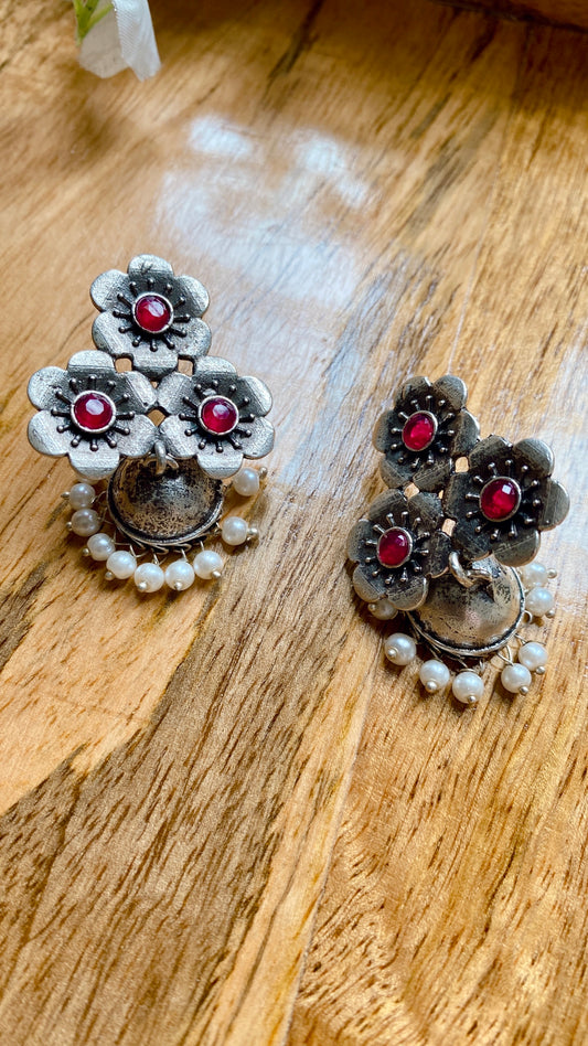 Tanira Jhumka - Pink