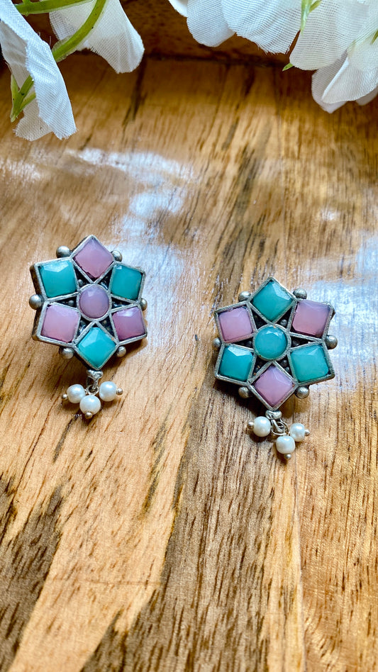 Sheetal Studs - Multi Colour
