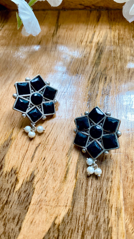 Sheetal Studs - Black