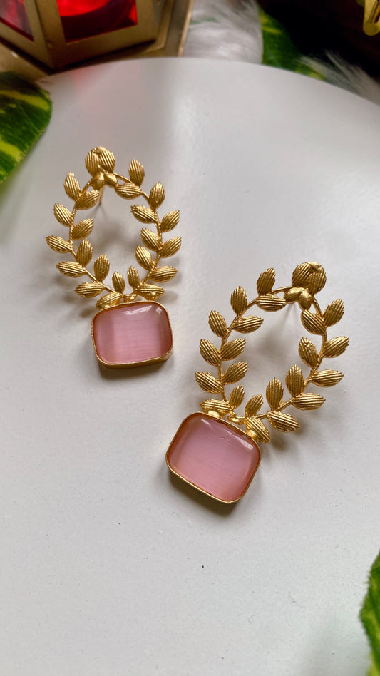Aurora Earrings - Pink