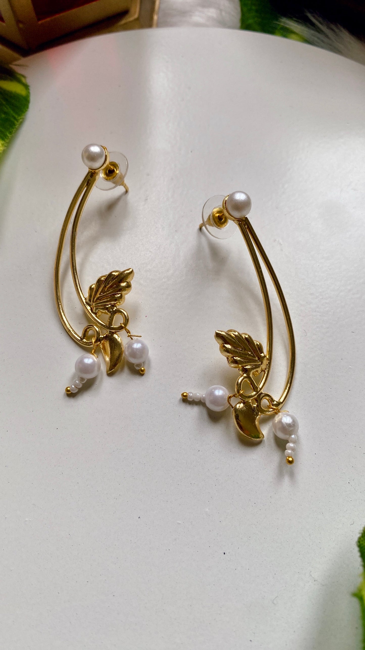 Bloomline Brass Earrings