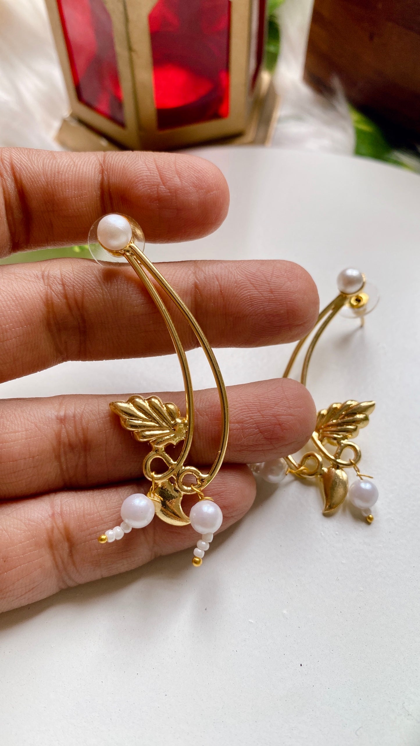 Bloomline Brass Earrings
