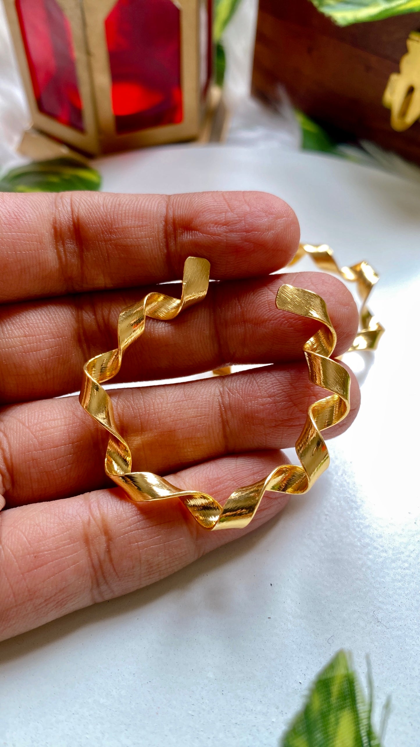 Latika Twisted Hoops