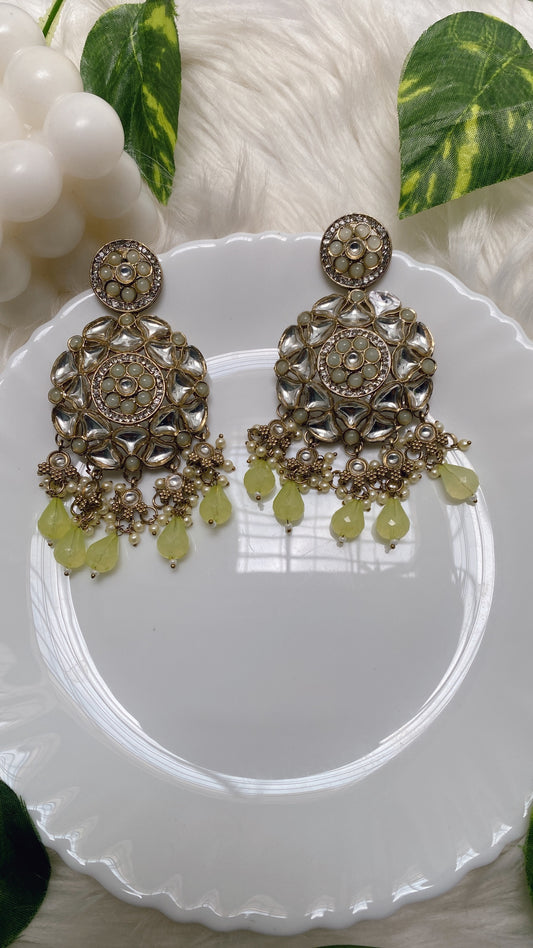 Sanjana Mint Green Earrings