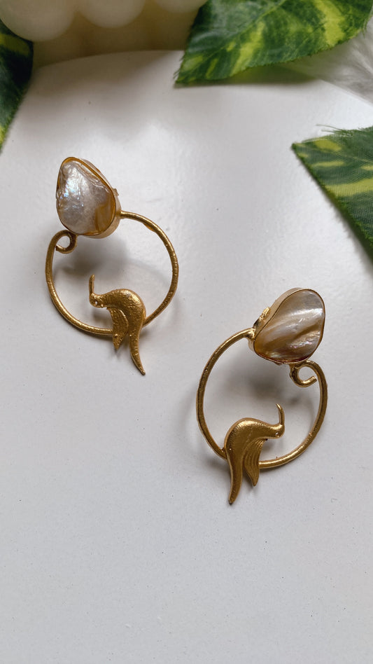 Golden Flight Earrings