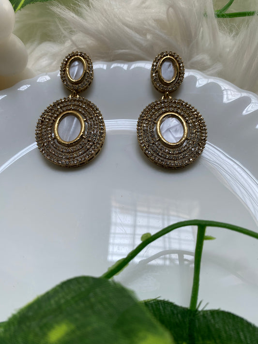 Chaya Natural Stone statement Earrings