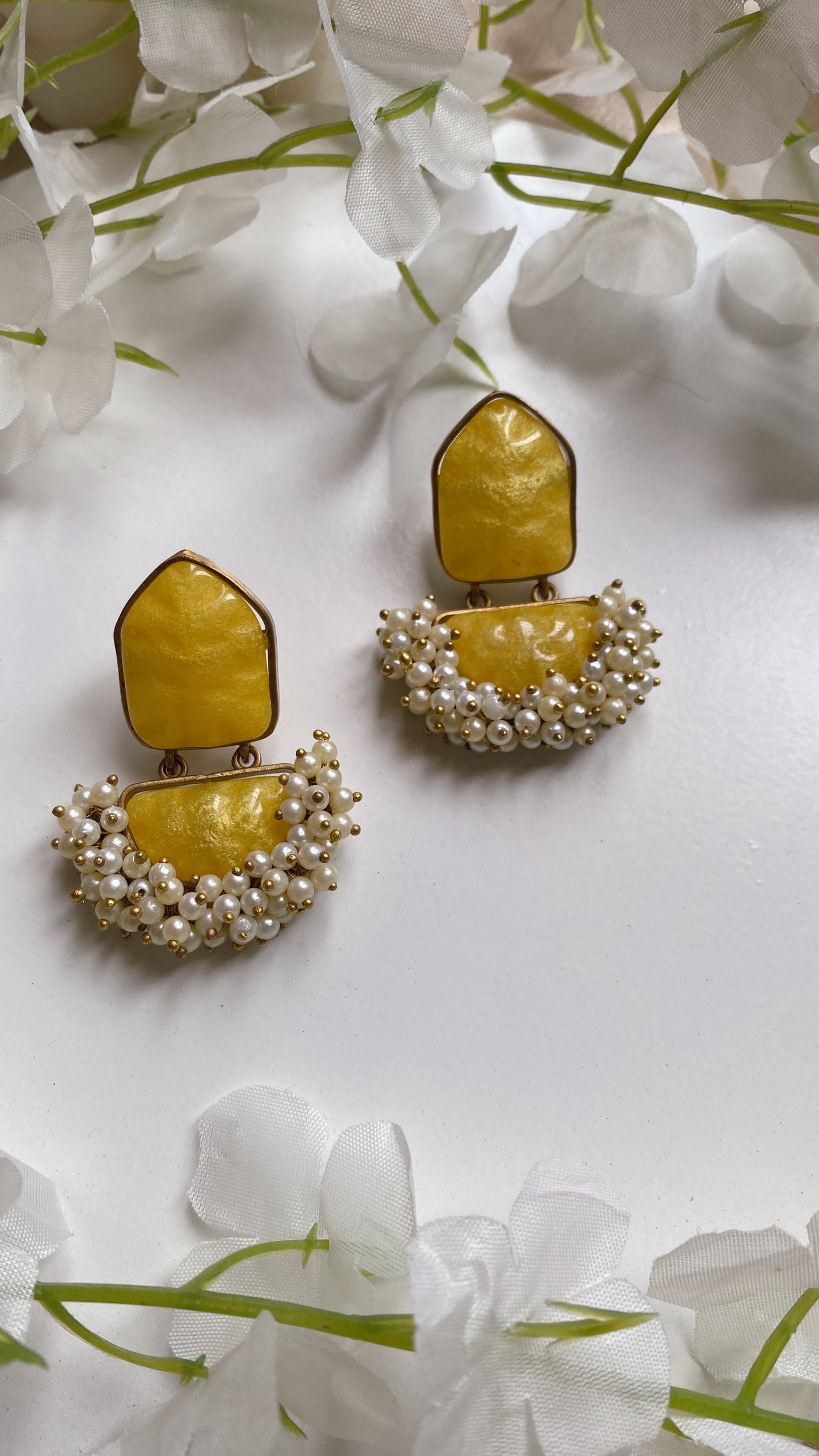 Sunlit Honey Drops Earrings