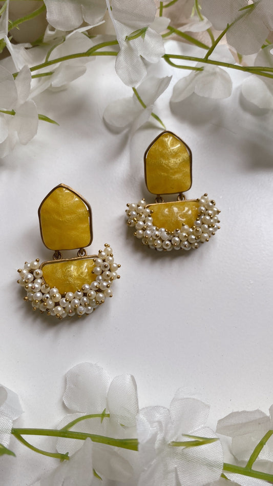 Sunlit Honey Drops Earrings