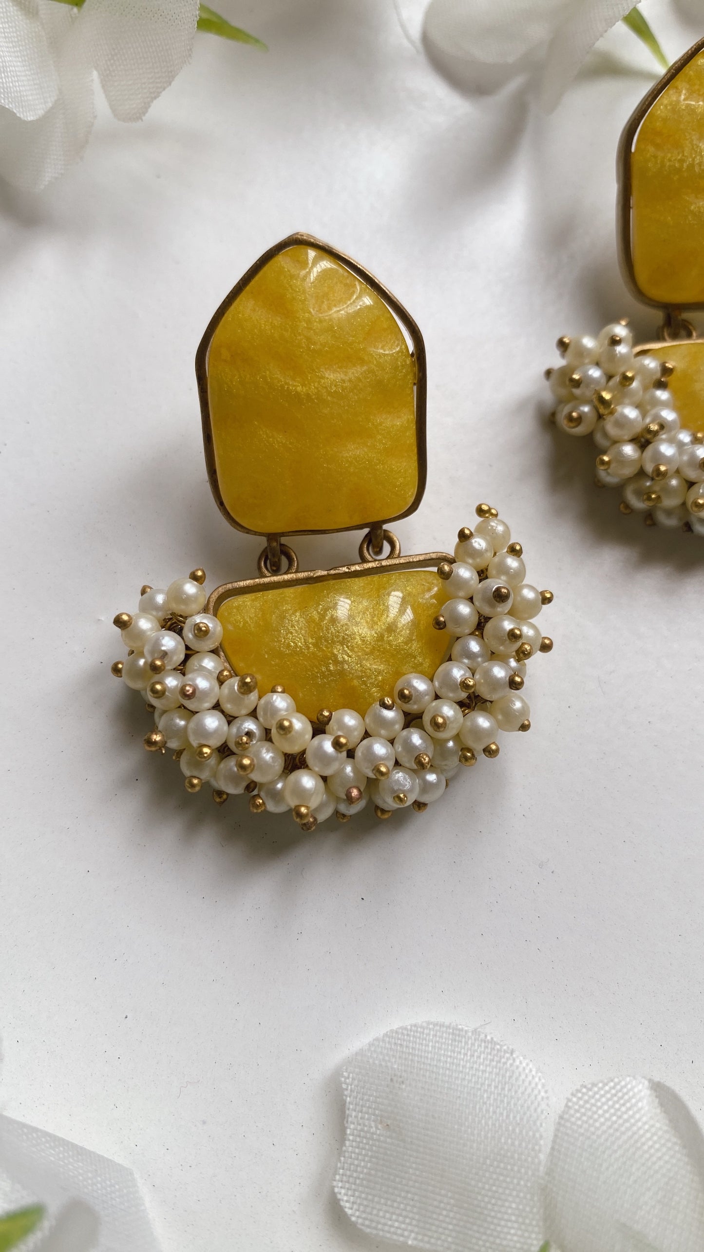 Sunlit Honey Drops Earrings