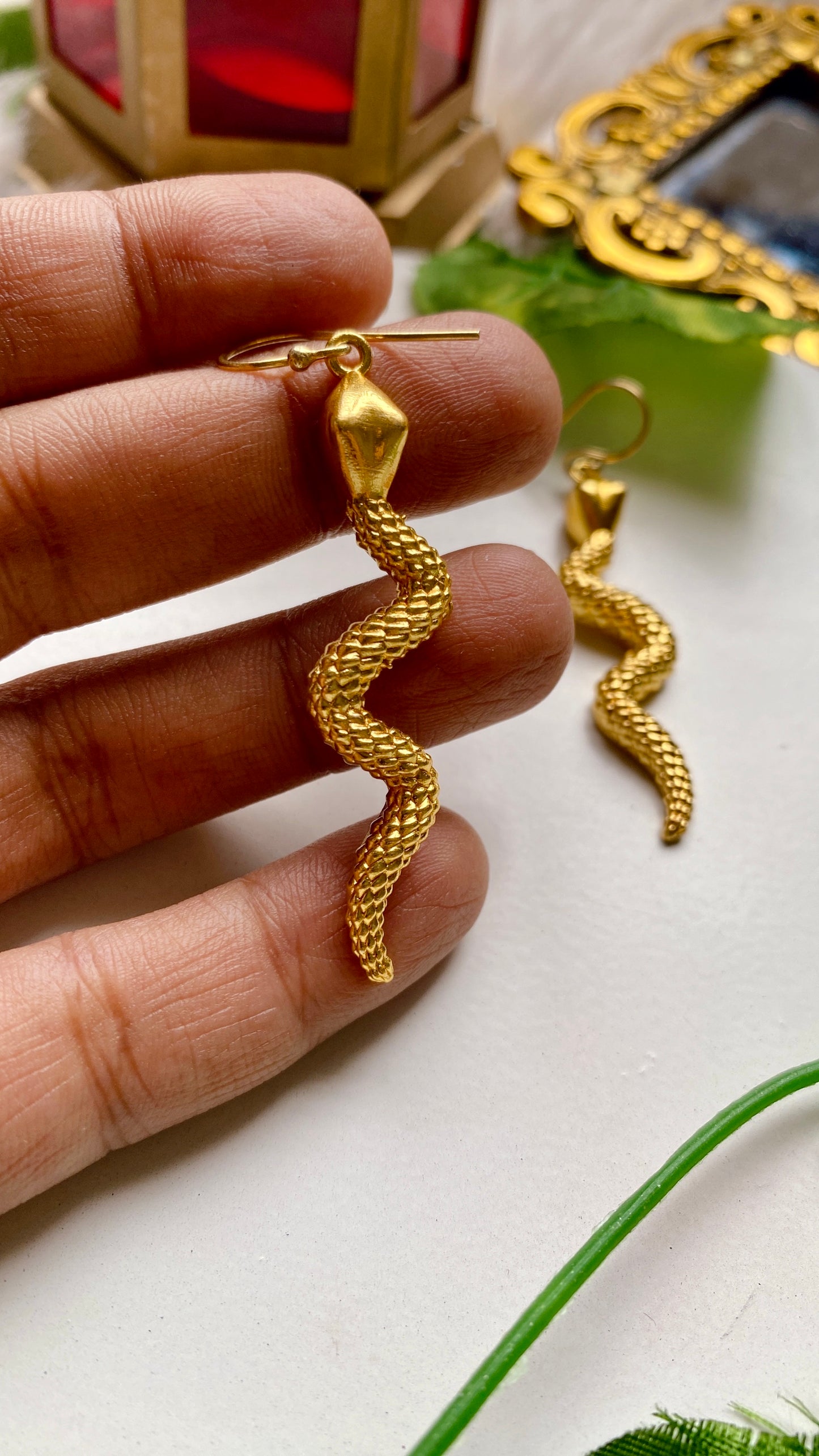 Silly Snake Earrings
