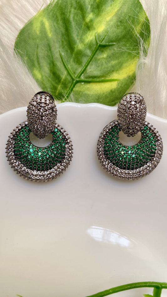 Green Grace Glow Earrings