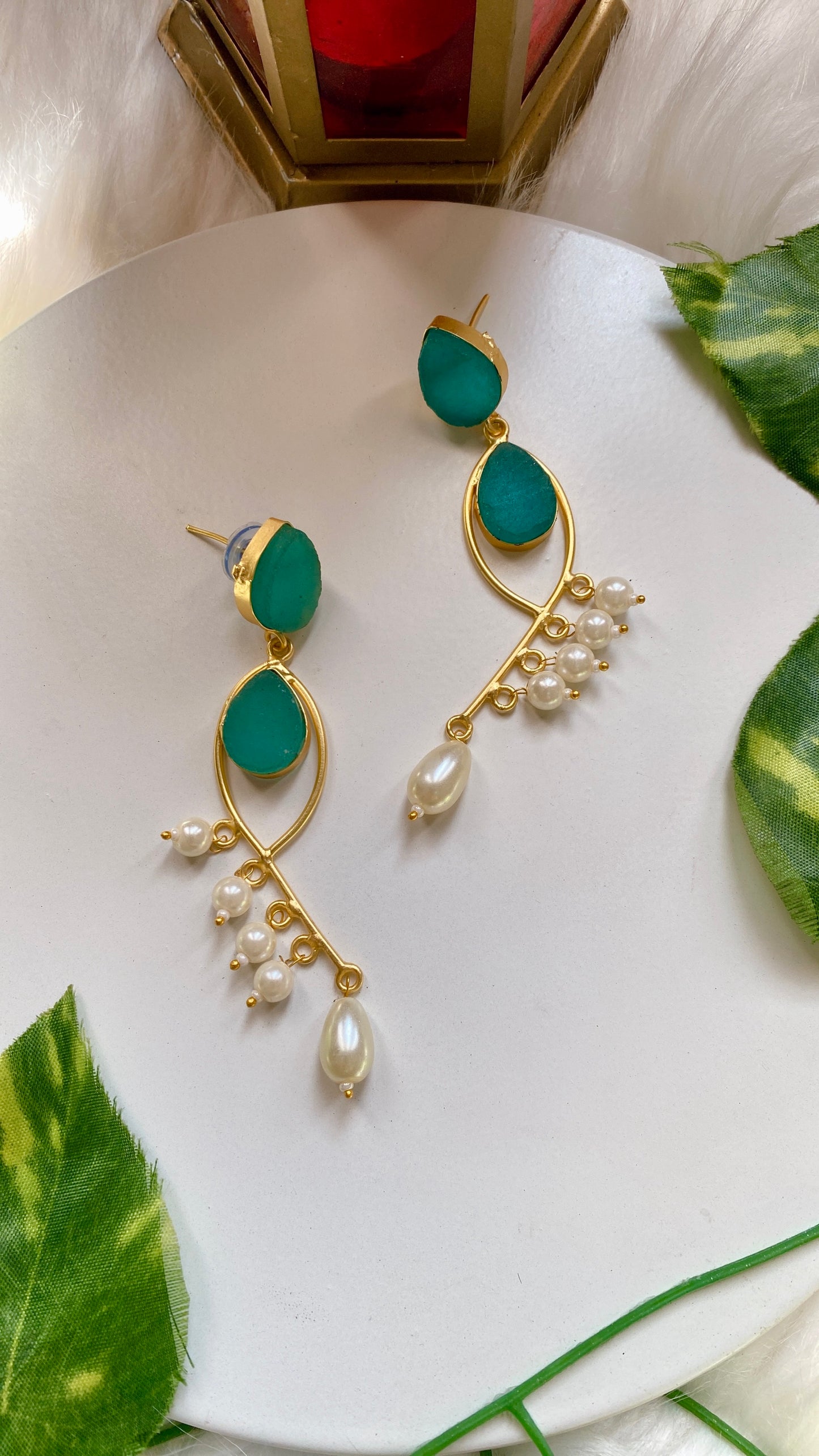 Amaya Earrings - Blue