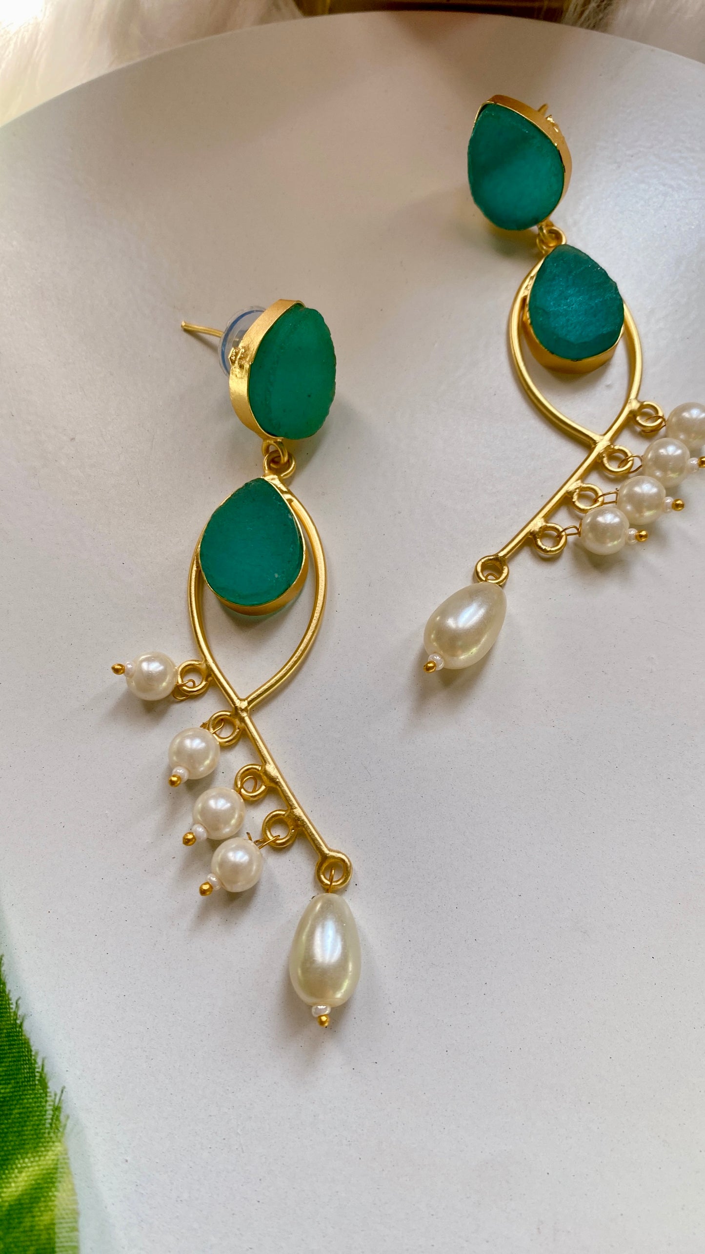 Amaya Earrings - Blue