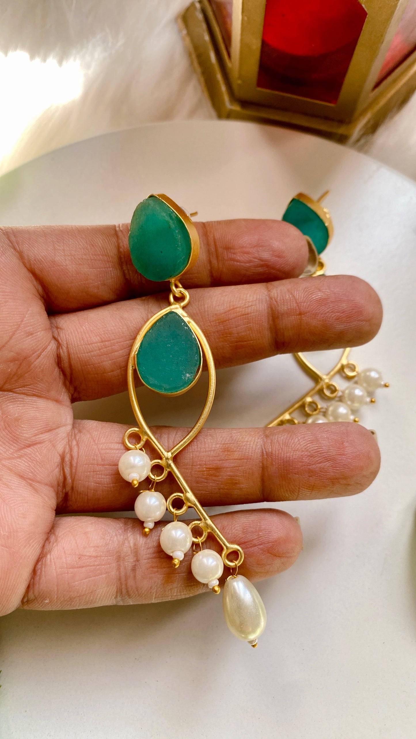 Amaya Earrings - Blue