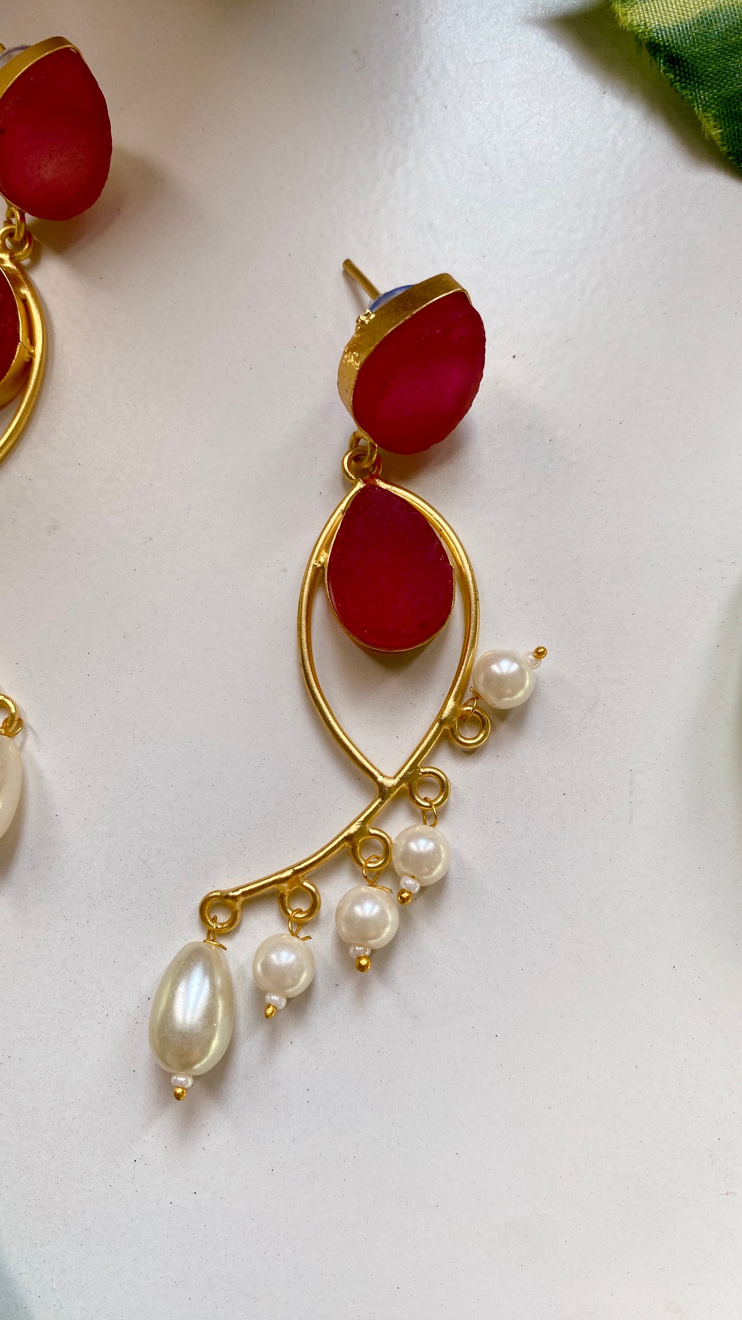 Amaya Earrings - Pink