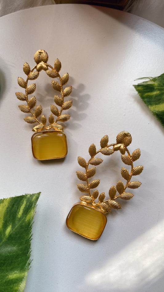 Aurora Earrings - Yellow