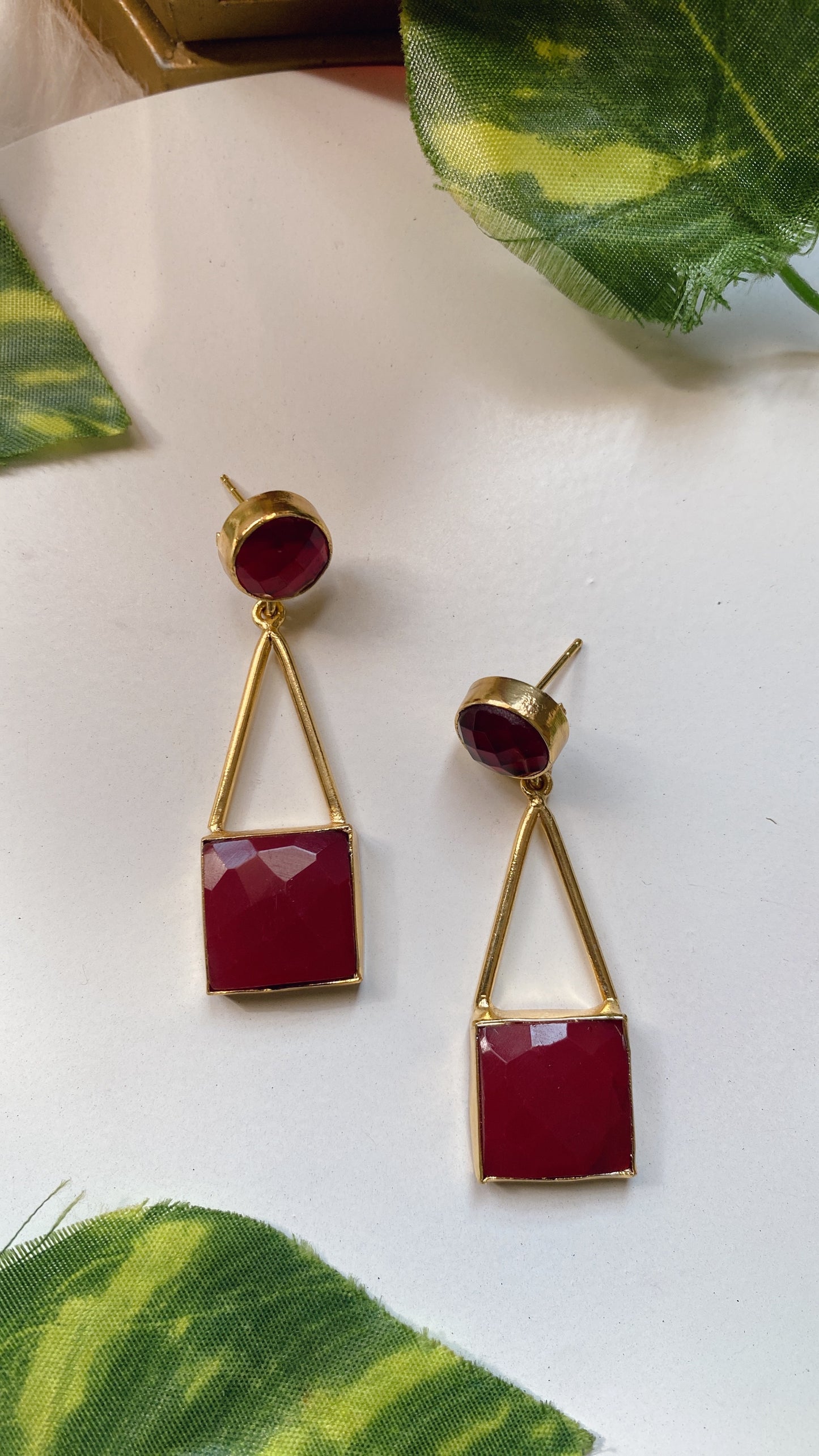 Ophelia Earrings - Red