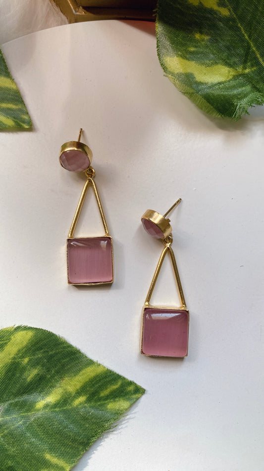 Ophelia Earrings - Pink