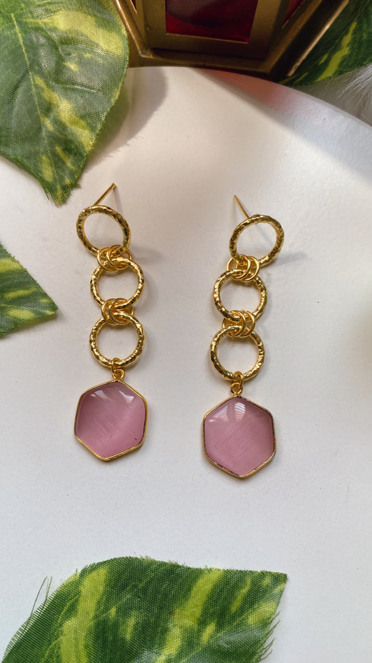 Vedika Earrings - Green