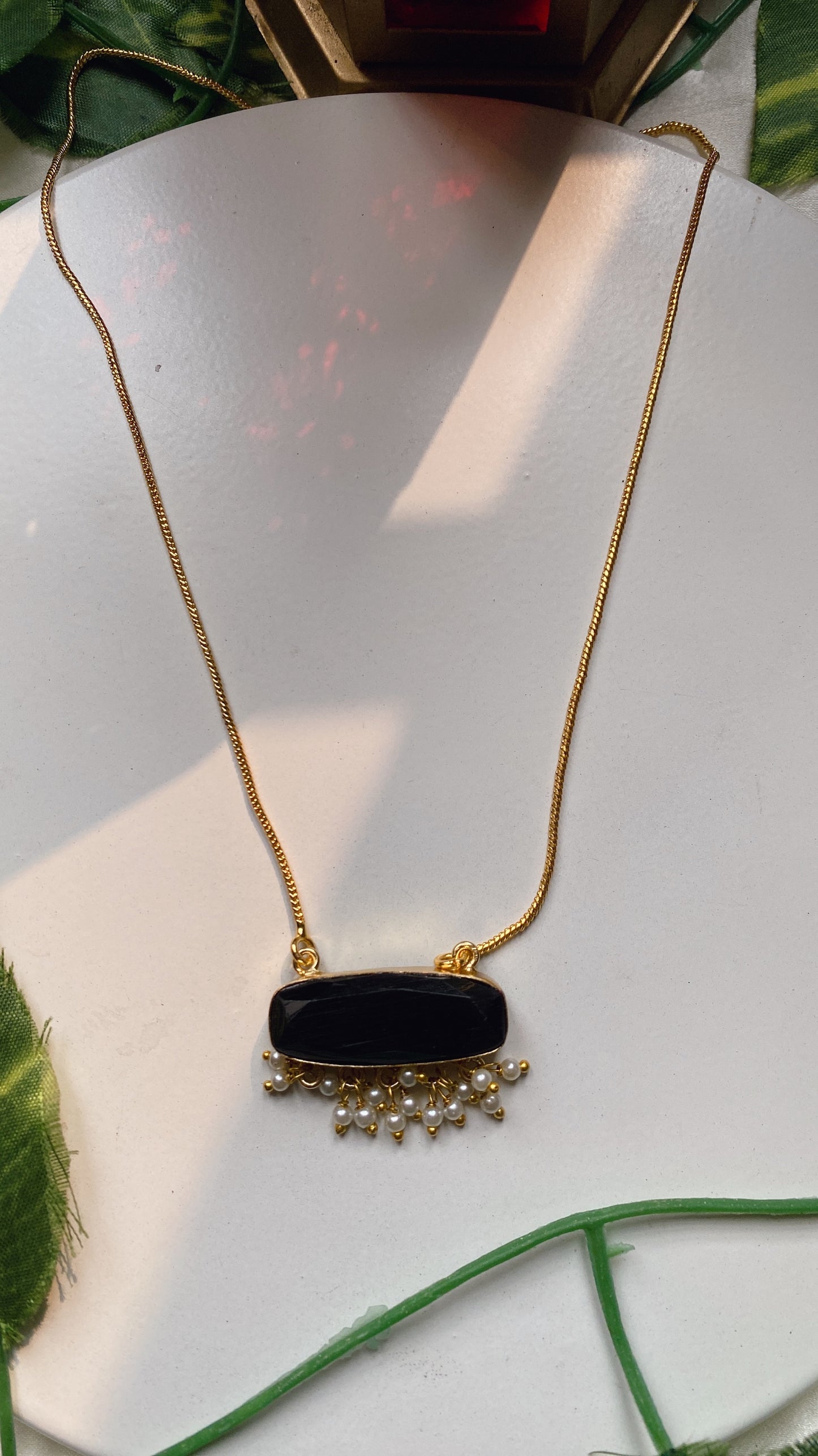 Muskan Pendant - Black