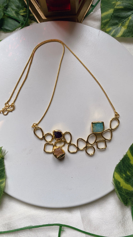 Vanya Raw Uncut Stone Pendant
