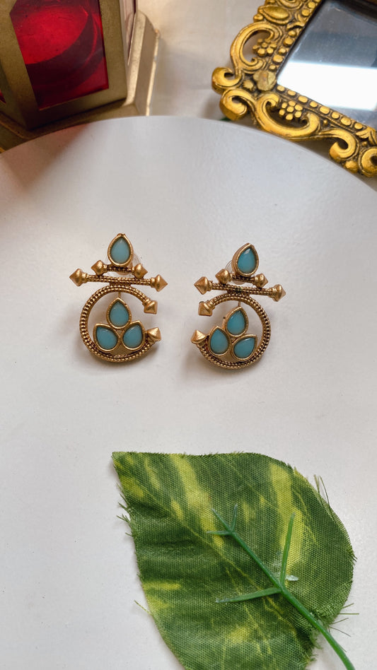 Leela Earrings - Sky Blue