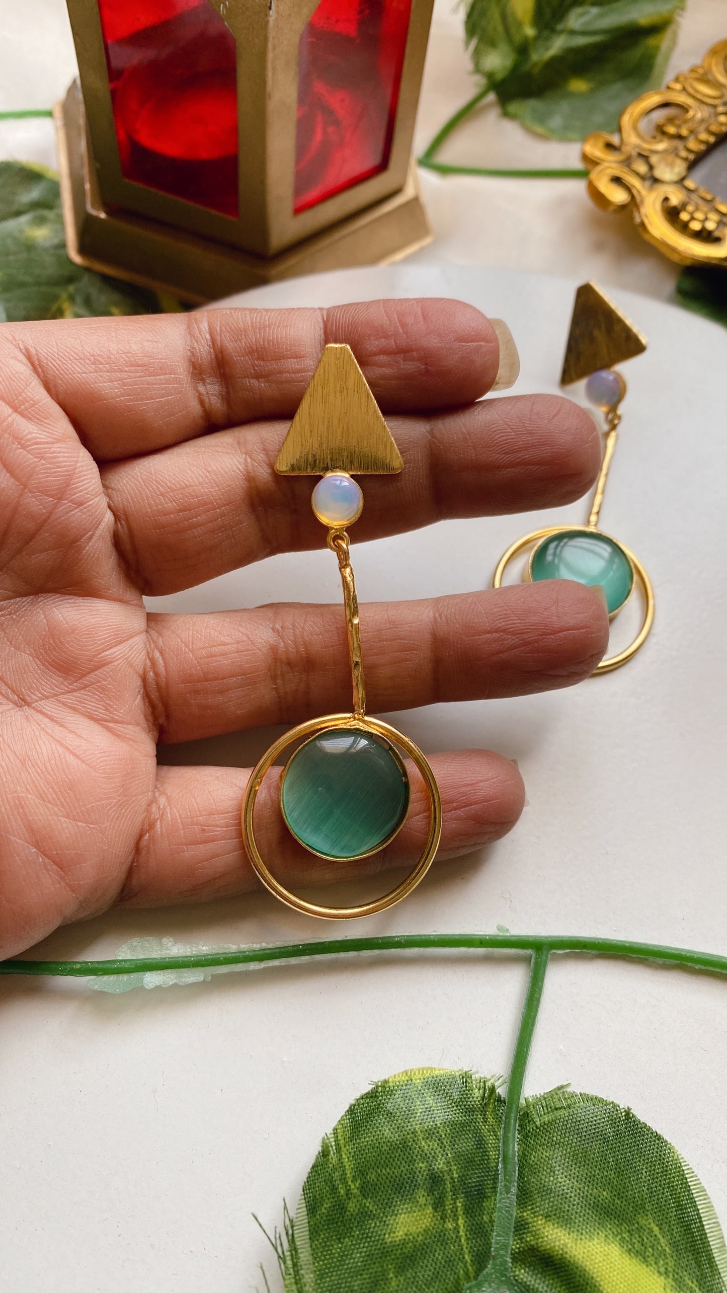 Leela Earrings - Sky Blue