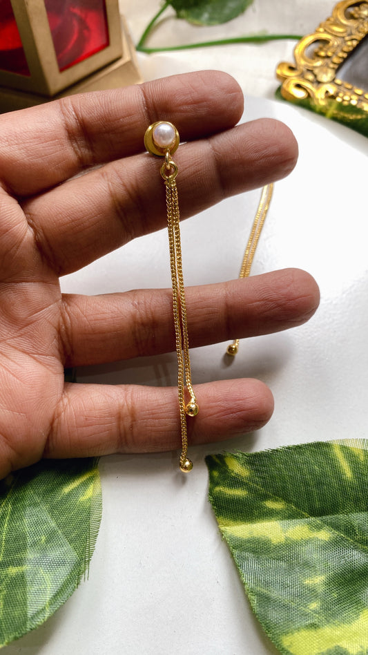 Rooh Chain Drop Earrings